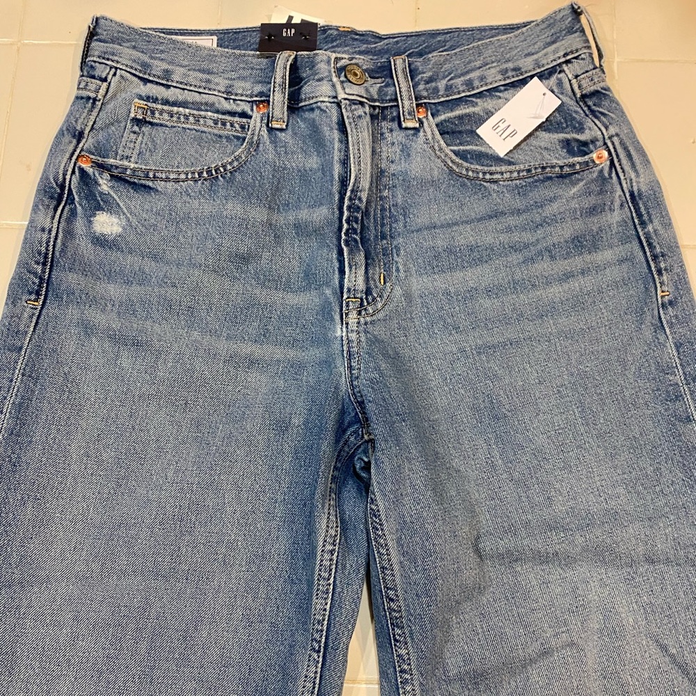 barrel high rise jeans